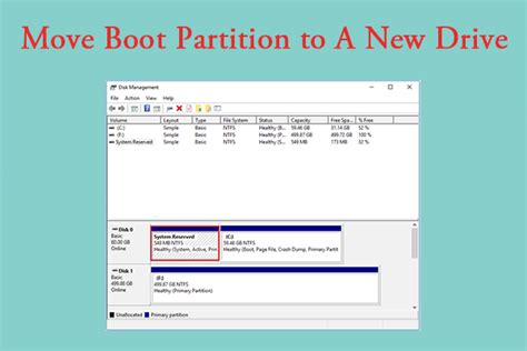 move windows boot partition to another hard